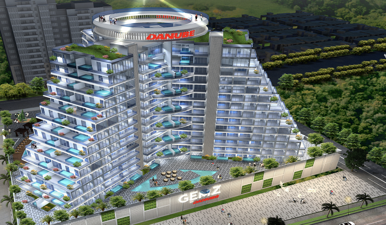 Gemz building rendering in Furjan