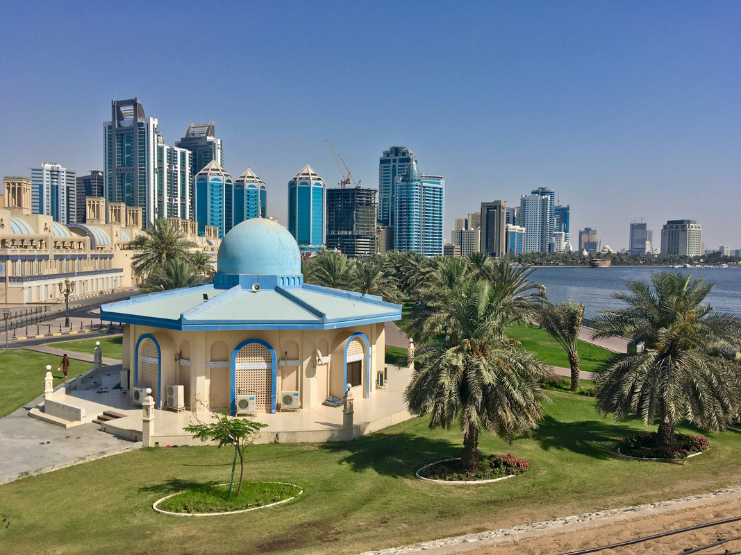 Sharjah corniche during the day 2024