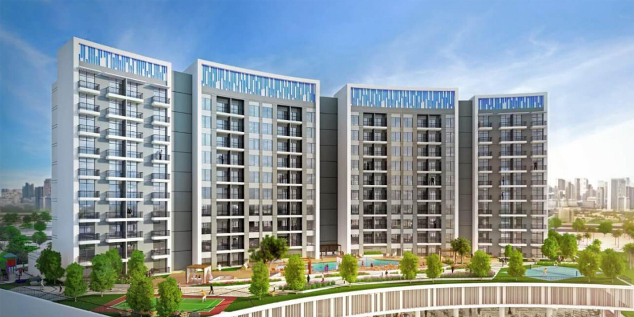 Rendering of Wavez Tower in Liwan, Dubailand