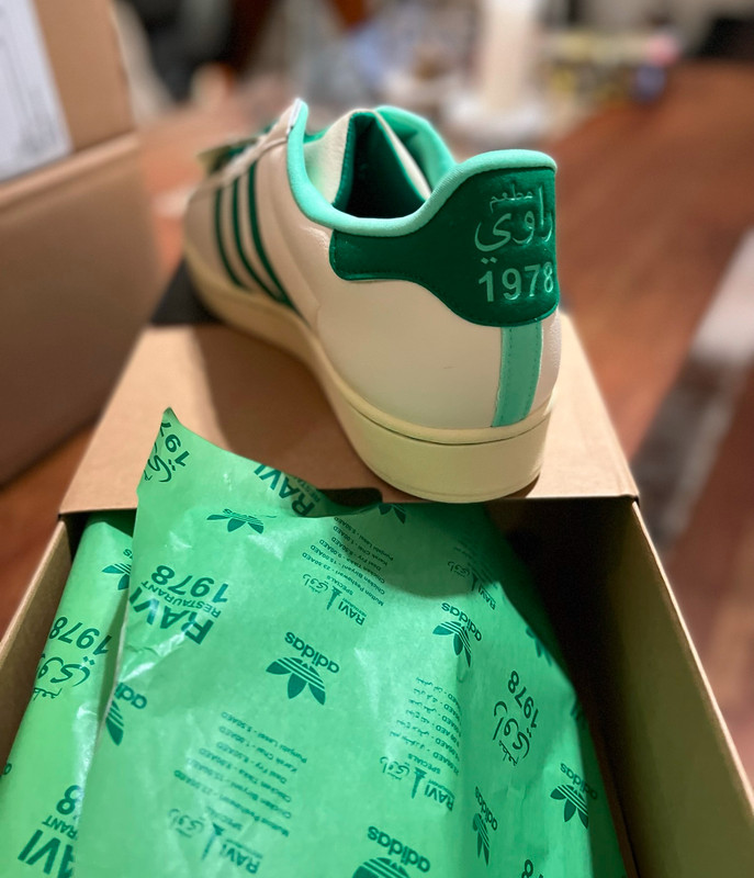 Picture of Ravi's Adidas shoes limited edition