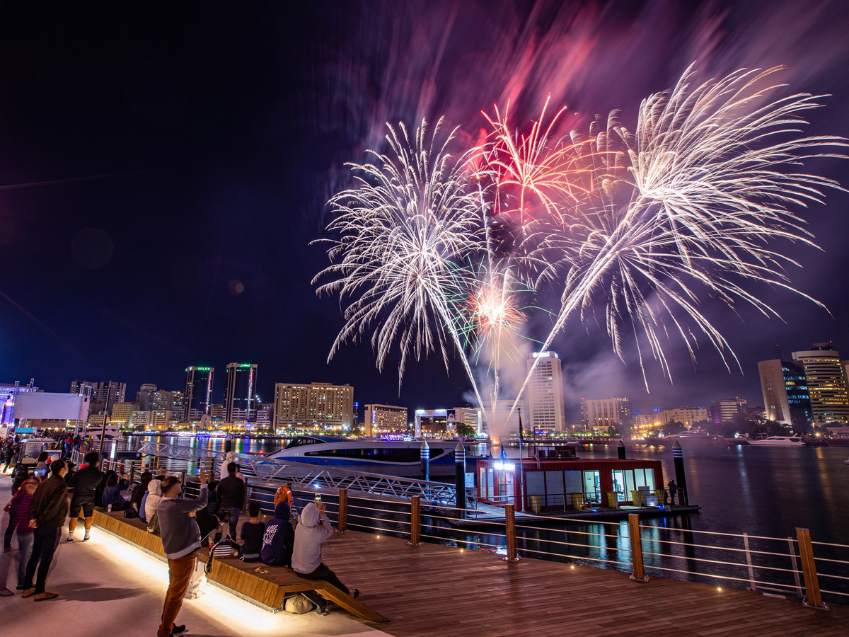 Al Seef Dubai Creek NYE Fireworks