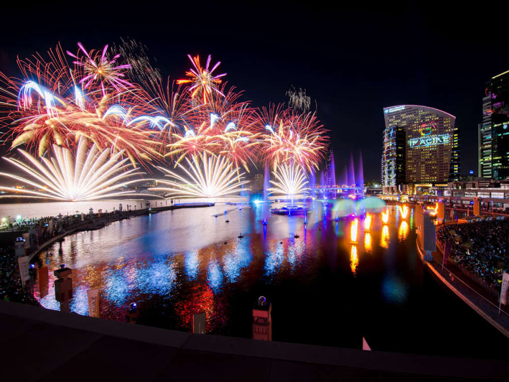 Dubai Festival City New Years Eve Fireworks