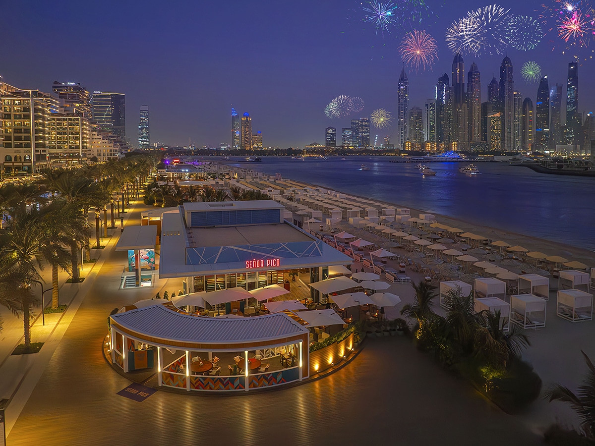 Palm Jumeirah fireworks