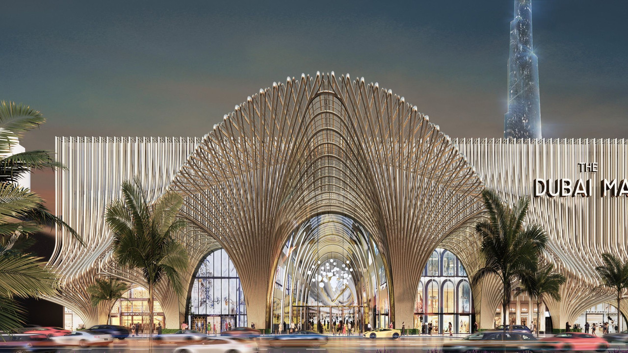 Rendering of Dubai Mall Expansion